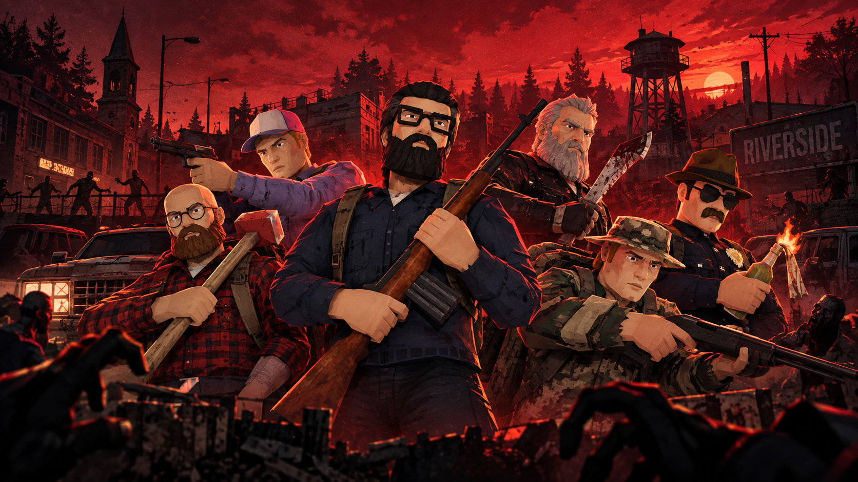 Grupo de sobreviventes de Project Zomboid